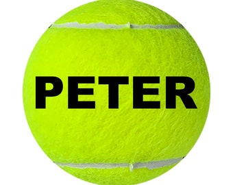 Personalised Slazenger Tennis Ball (3 Pack)