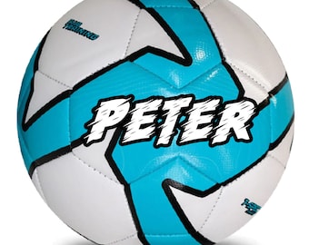 Personalisierter 2024 Deploy Blue Soccer Ball (GRÖSSE 3, 4, 5)