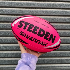 Personalised Pink Steeden Rugby League Balls (Size 5) image 6