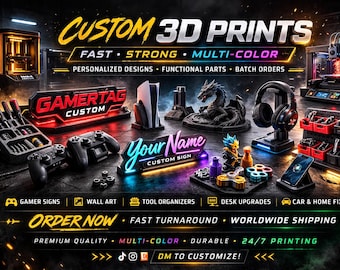 Custom 3D Printing Service | Rapid Prototyping & Design