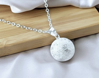 Bola de Grossesse Argent SOLEIA | Collier Femme Enceinte | Idée cadeau future maman | Collier de Grossesse