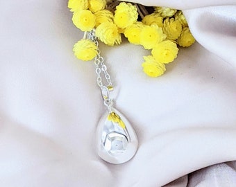 DROP Silver Pregnancy Bola | Pregnant Woman Necklace | Gift idea for future mother | Pregnancy Necklace
