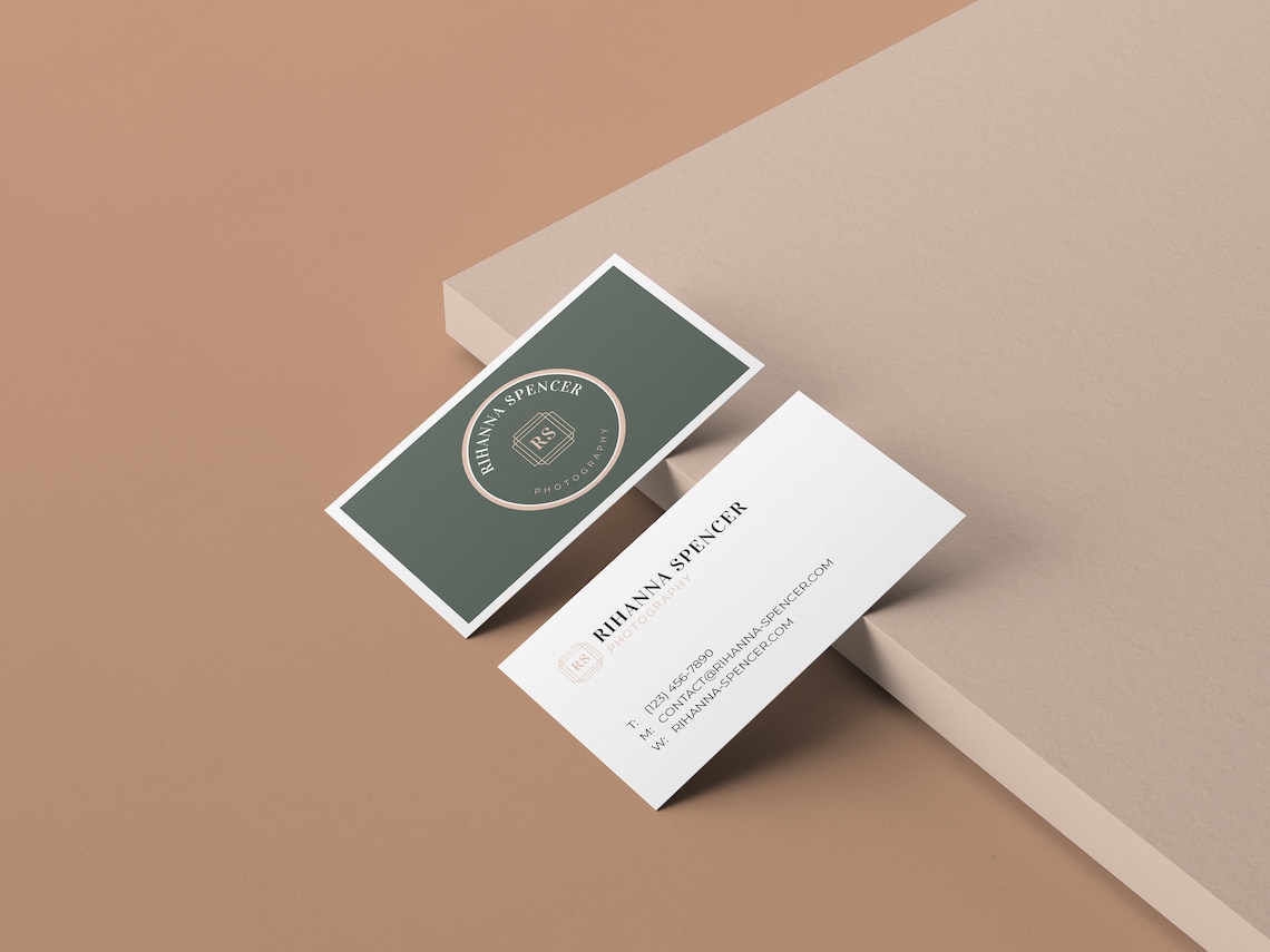 Editable Circular Logo Template - Modern Premade Design (digital ...