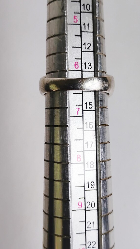 Solid Sterling Silver 925 Woven Design Ring Band,… - image 8