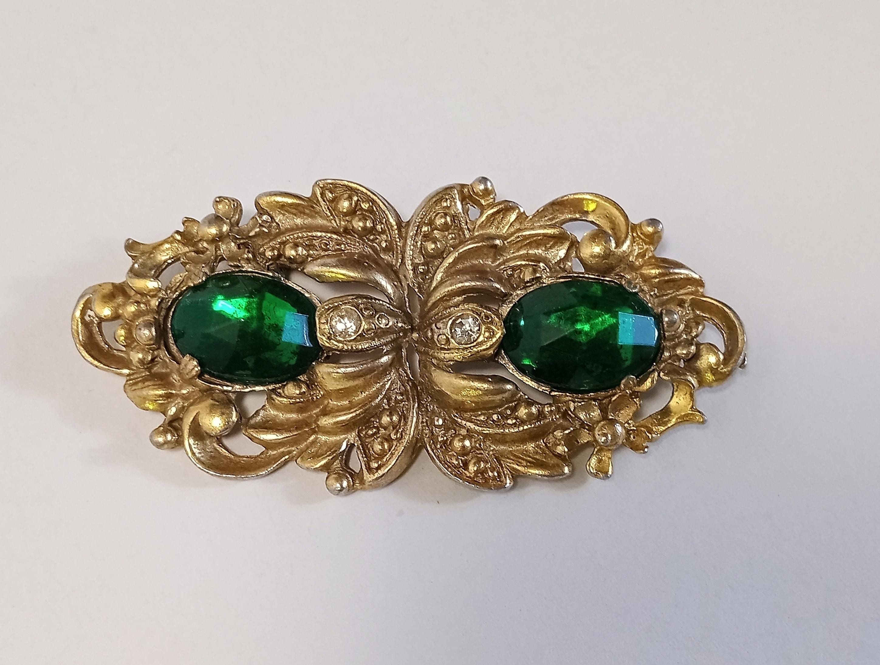 Paul Sargent 24Kプレート どんぐりのブローチ Brooch Pin Sargent