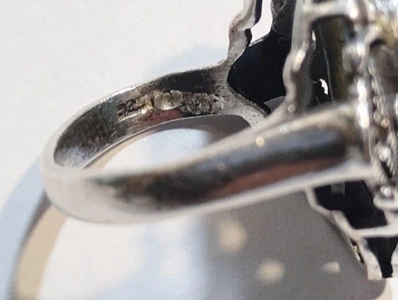 Solid Sterling Silver 925 Simulated Turquoise Lad… - image 2