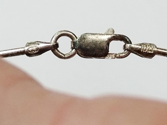 Beautiful Sterling Silver 925 Ruby Imitation Pend… - image 9