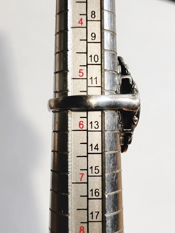 Solid Sterling Silver 925 Simulated Turquoise Lad… - image 4