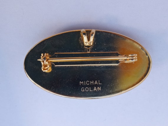 Michael Golan Designer Brooch/Pendant, Horizontal… - image 4