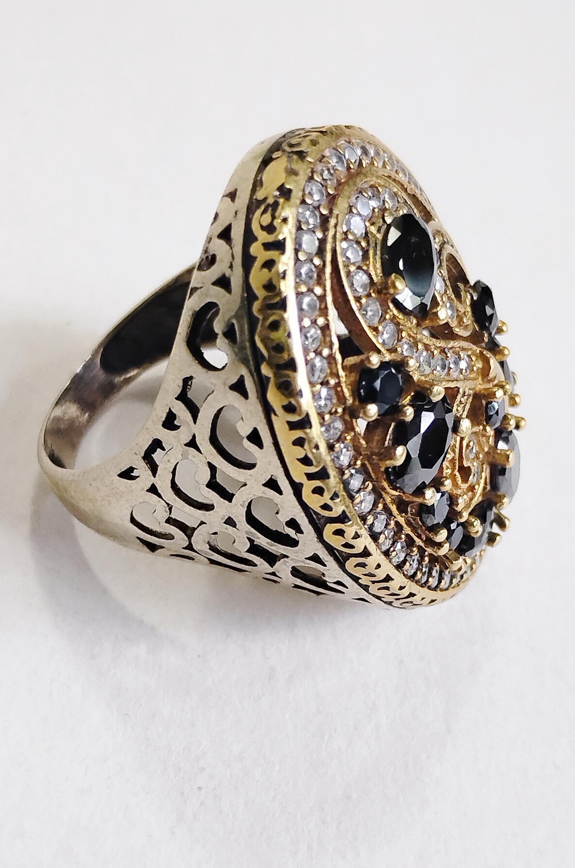 1960s Onyx Ring - Etsy