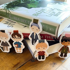 The Raven Cycle - The Gangsey Magnetic Bookmark Set - The Raven Boys