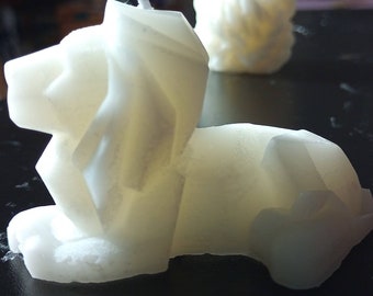 Unscented Lion Candle