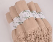 50 Pashmina Shawls, Bulk Bridal Shower Shawl Favors, Wedding Scarf
