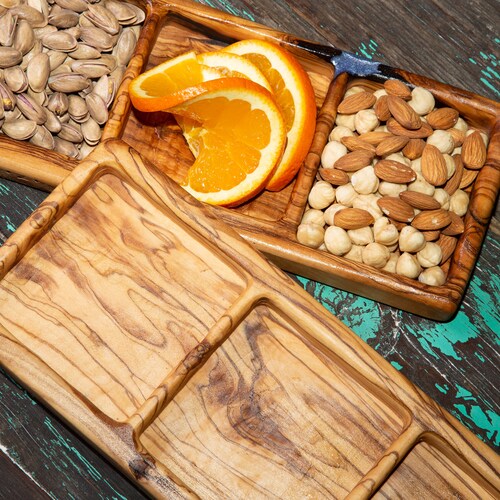 Olive Wood Mini Serving Tray 30x20x3cm Etsy