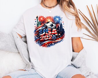 WORLD Cup Soccer Tour 2026 Shirt, USA Mexico Canada Football, Comfort Colors Ivory Tee