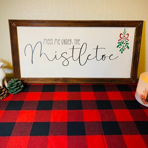 Mistletoe Sign