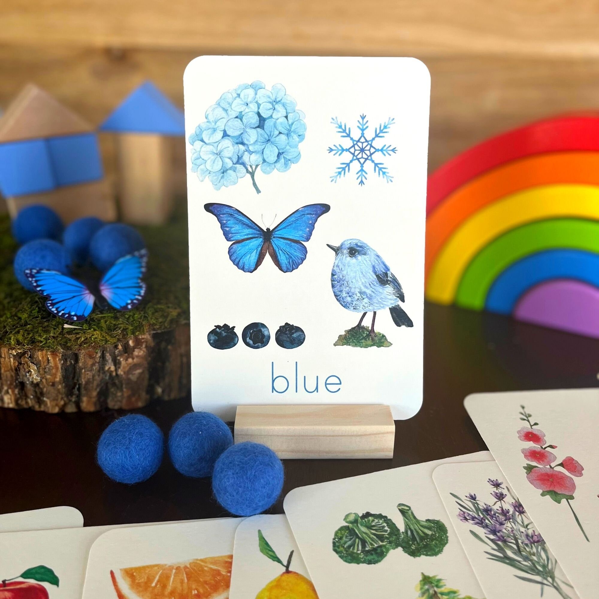 Nature Themed Color Flashcards | Homeschool Nature Study | Printable ...