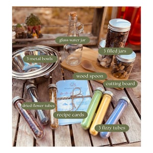 Mud Kitchen in a Box | Nature Sensory Play Kit | Montessori Inspired Outdoor Toy image 3