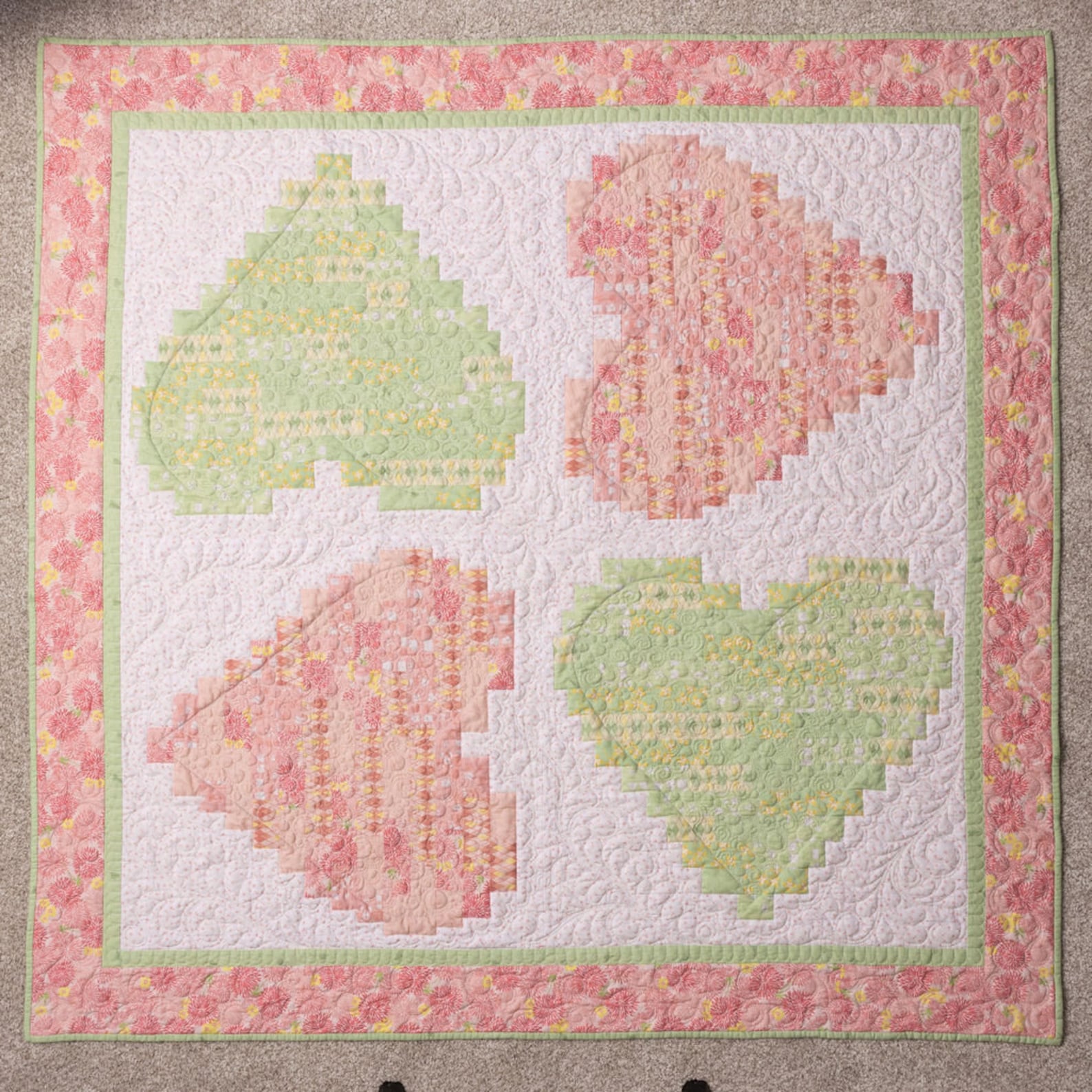Quilted Hugs Pattern Book by Jill Finley of Jillily Studio Etsy