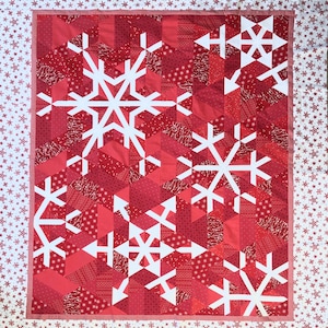 Christmas Blizzard Quilt Pattern - Digital Download