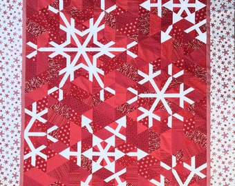 Christmas Blizzard Quilt Pattern - Digital Download