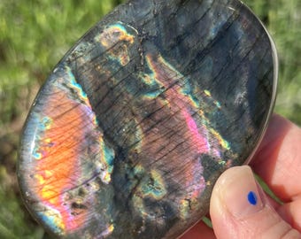 Mermaid Labradorite soap stone/therapy stone (Madagascar)