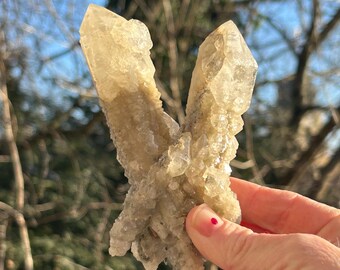 Mongolian Candle Quartz Formation (Inner Mongolia) - Relationship Crystal