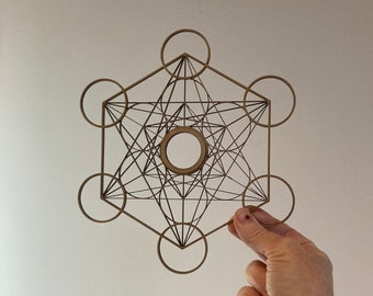 Metatron's Cube - ball stand made of ecowood