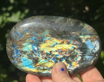Mermaid Labradorite soap stone/therapy stone (Madagascar)