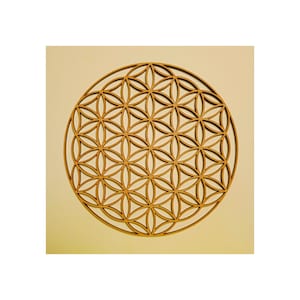 FLOWER OF LIFE 6&quot; / 15,24 cm Grid Cut