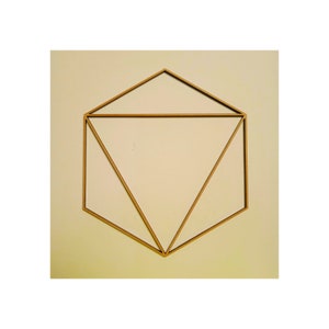 OCTAHEDRAAL 6" / 15,24 cm rastersnede/ TWEEDIMENSIONAAL