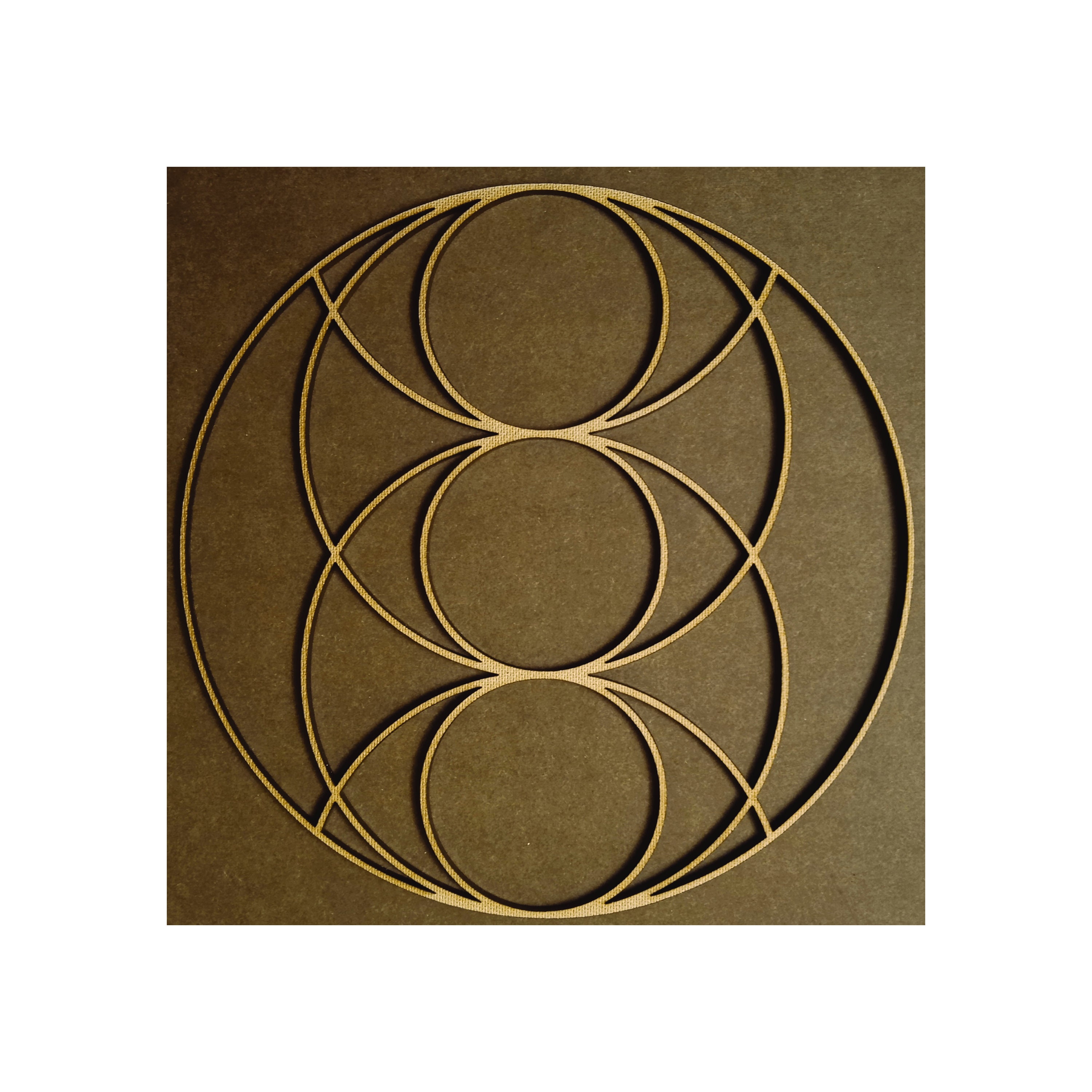 VESICA PISCIS II 6" / 15,24 cm Grid Cut