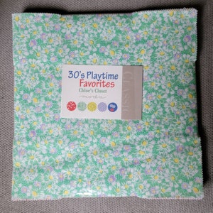 Moda 30&#39;s Playtime Favorites by Chloe&#39;s Closet . Layer Cake . Charm Pack  2008