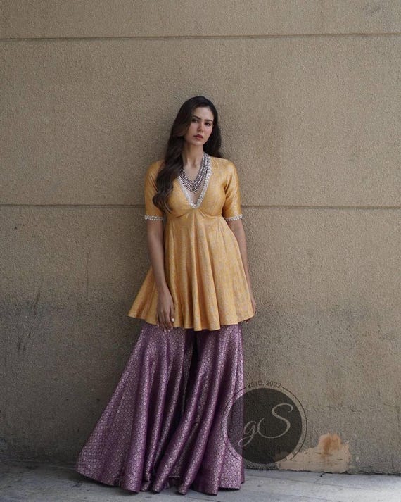 designer brocade dresses Dress By Fabric