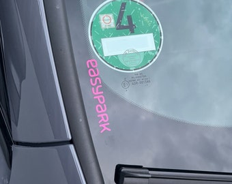 easypark - Aufkleber - Windschutzscheibe