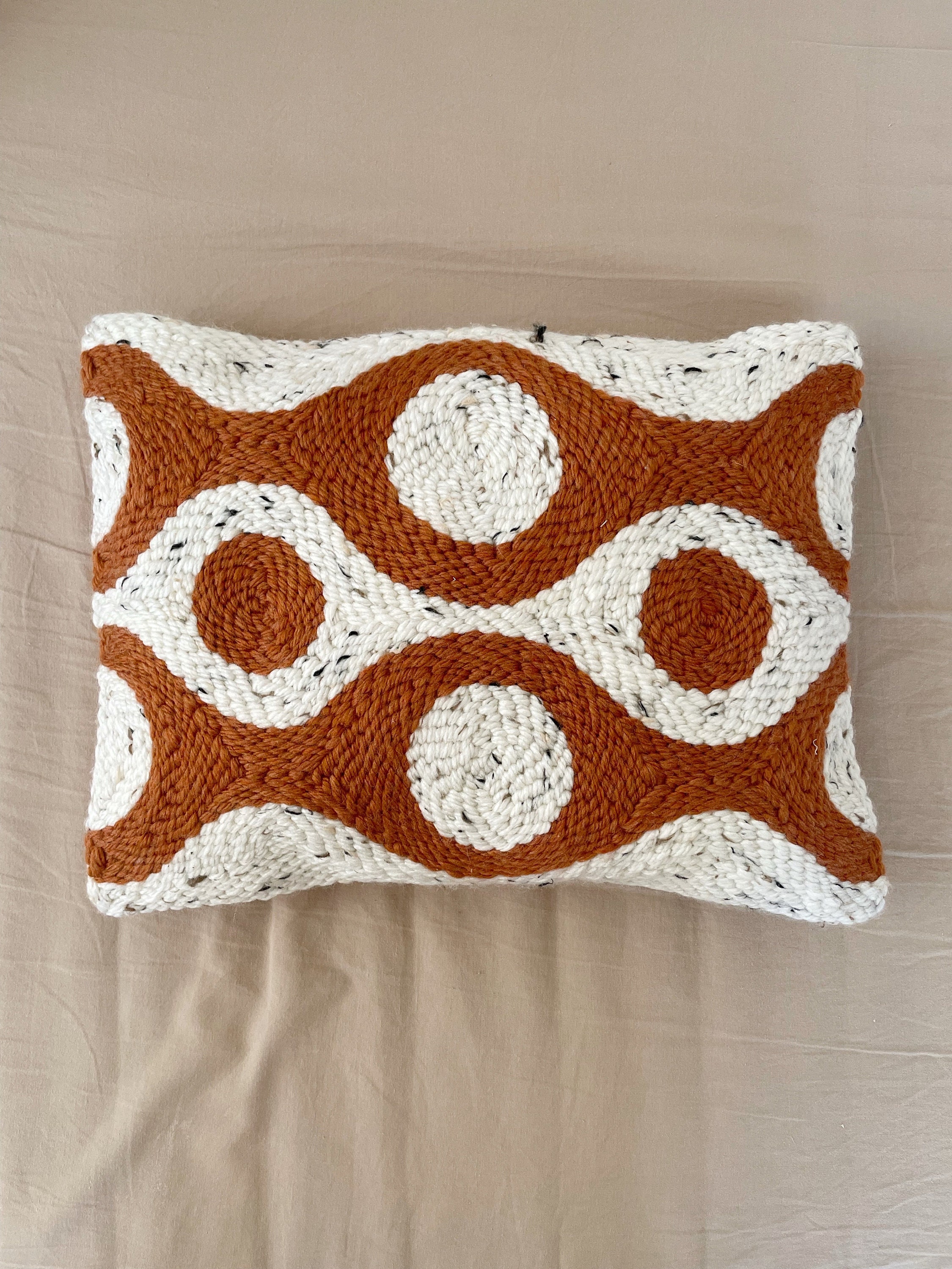 Donut Filled Tufted Embroidered Throw Pillow Sofa Decorative - Temu