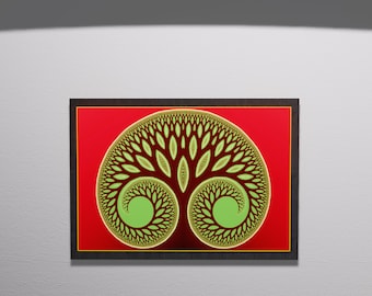 Canvas Wall Art - "Its all fractal" The Fractal Tree