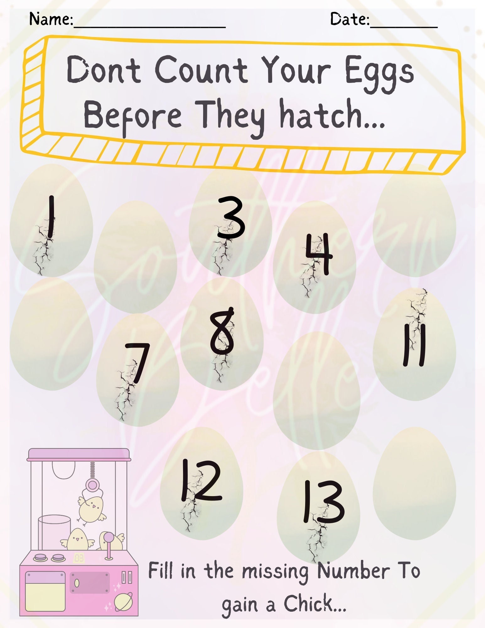 Don't Count Your Egg's Before They Hatch Etsy