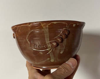 Sandy Shore pottery bowl 6”x3.25”