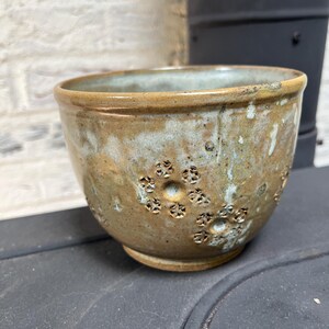 handcrafted pottery bowl set (2) - Earth  5.5”x 4”