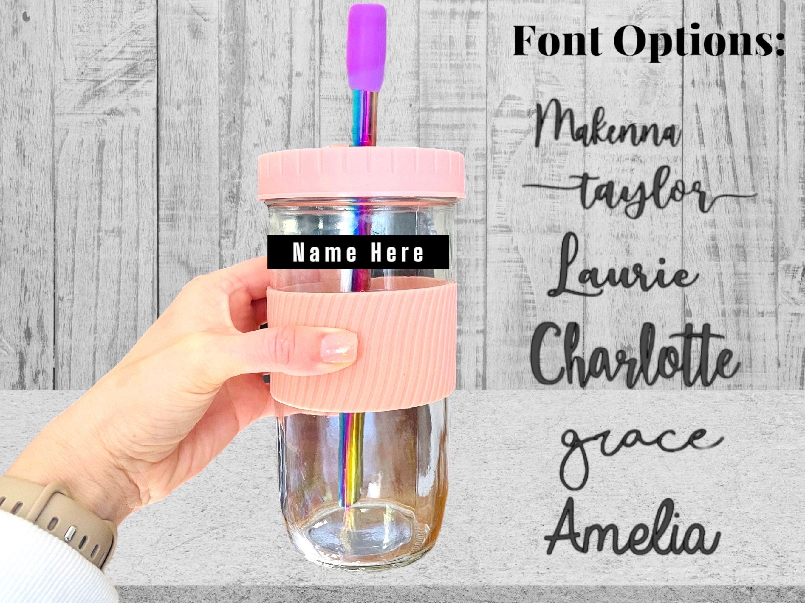 Smoothie Cup · Smoothie cup with lid and straw – MontiiCo