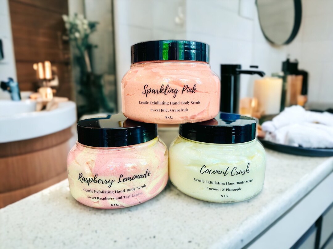 Soft Moisturizing Sugar Scrub Non Greasy Exfoliating Scrub Hands Feet