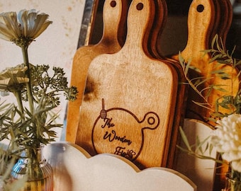 Custom Engraved Wood Mini Charcuterie Boards for Charcuterie Cart with Juice Groove Small Cheese Boards