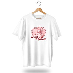 Short N Sweet T Shirt | Music Merch |  Tee | Graphic T-Shirt | Espresso| Gift | Music Apparel