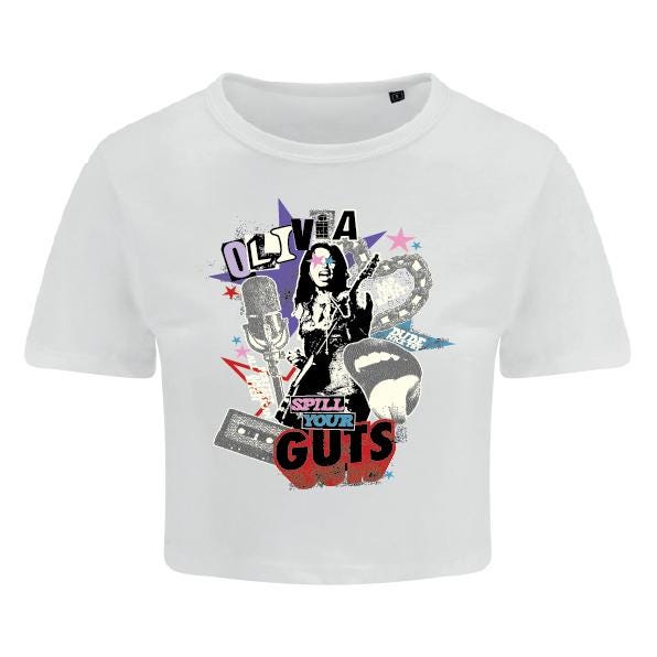 Nesthome Olivia Rodrigo Guts World Tour Sweat-shirt Imprimé Street Décontracté à Manches Longues Pour Hommes Et Femmes XXS-4XL, Noir-1, XXS