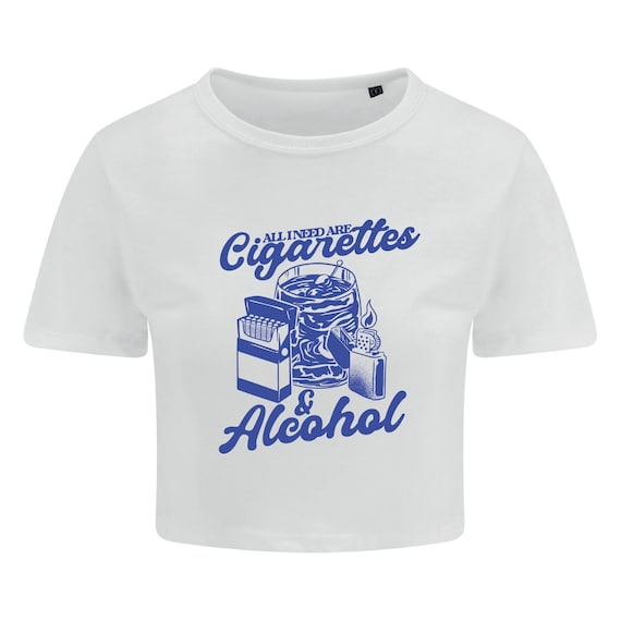 cigarettes and alcohol top Cigarettes & Alcohol Crop | Definitely Maybe | Morning Glory | Manchester |  Gallagher Brothers | Festival