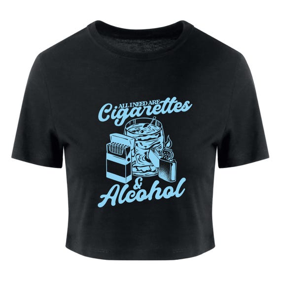 cigarettes and alcohol top Cigarettes & Alcohol Crop | Definitely Maybe | Morning Glory | Manchester |  Gallagher Brothers | Festival
