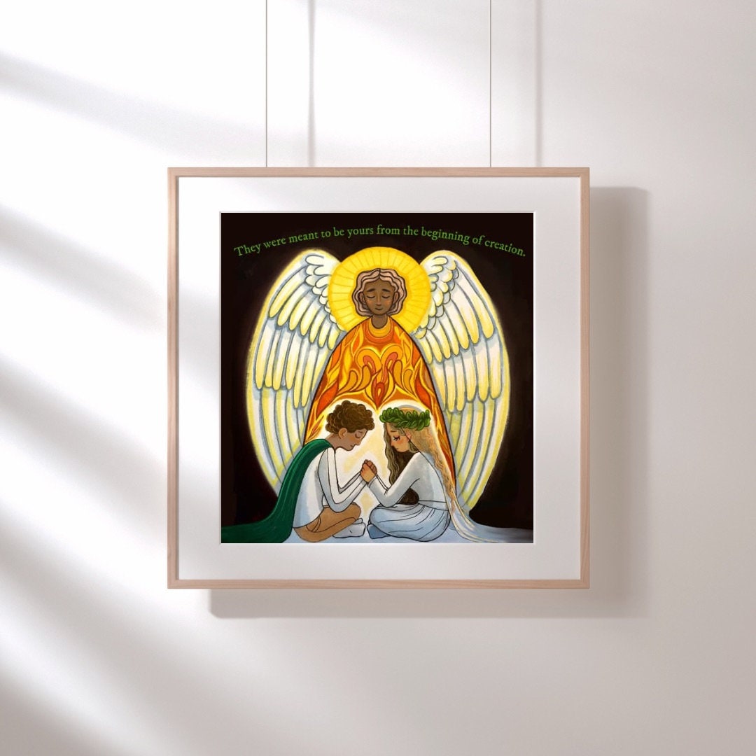 Tobias and Sarah Art Print Catholic Print Archangel Raphael Etsy