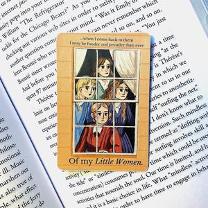 Adesivo Piccole Donne - Le sorelle March - Adesivo letterario - Regalo