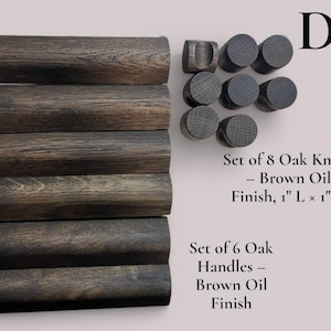 15% OFF Wood Cabinet Handles Set | Assorted Wooden Pulls | Furniture Handles Bundle | Fast Shipping